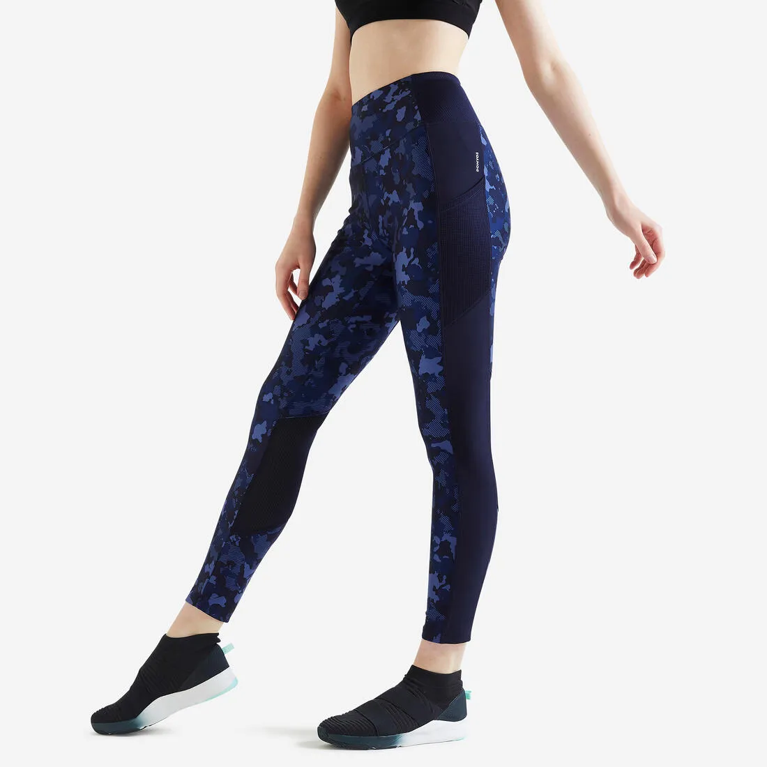 Women's Fitness Leggings with Pocket - Smoky