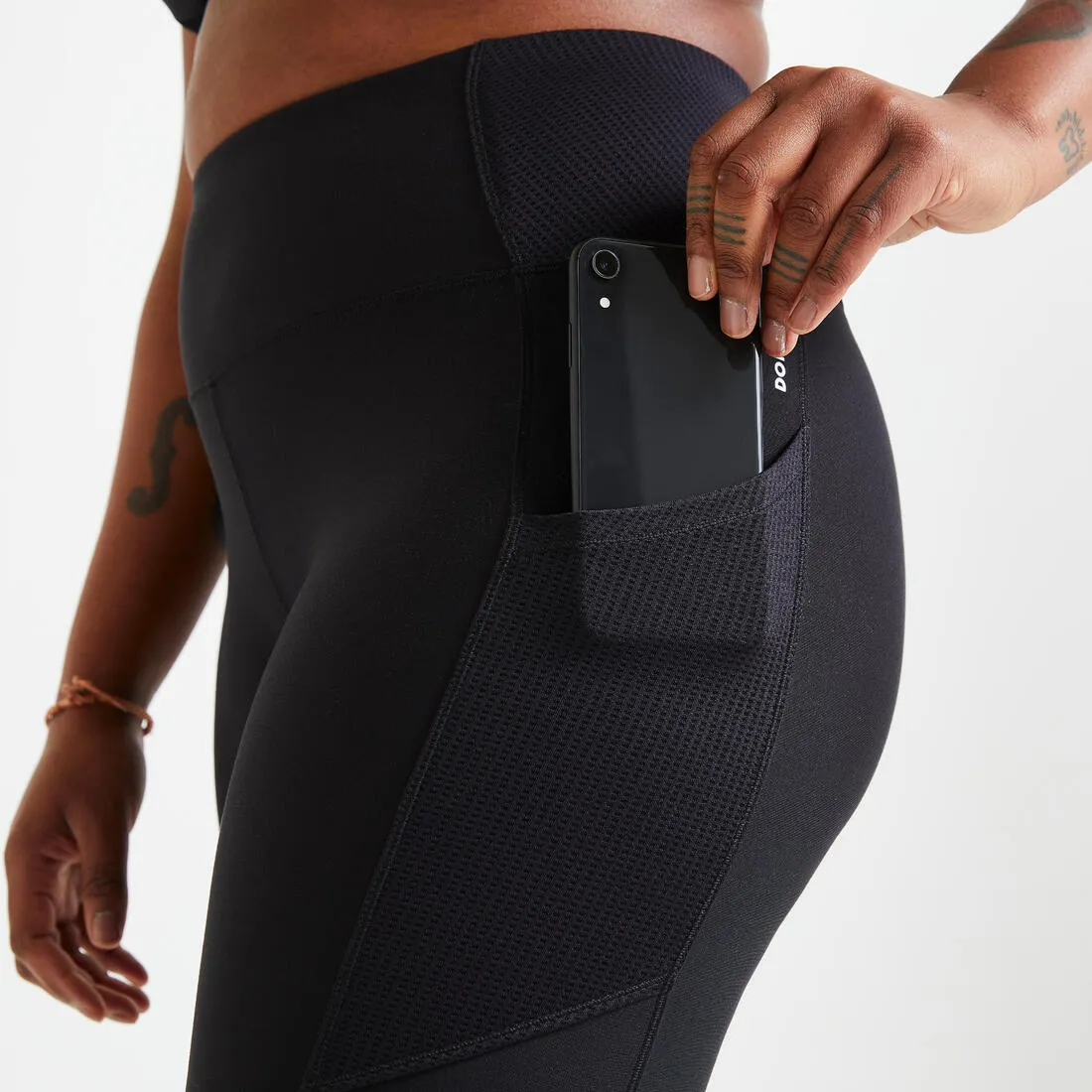 Women's Fitness Leggings with Pocket - Smoky