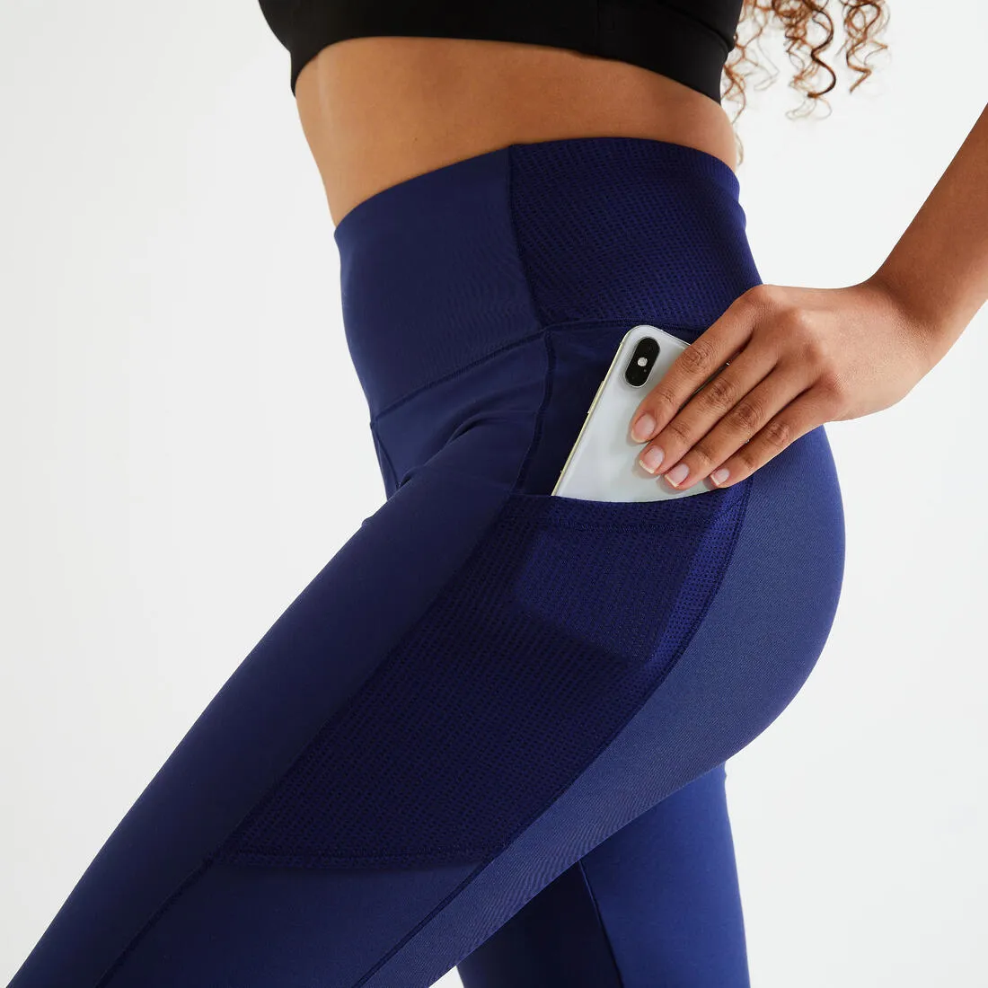 Women's Fitness Leggings with Pocket - Smoky