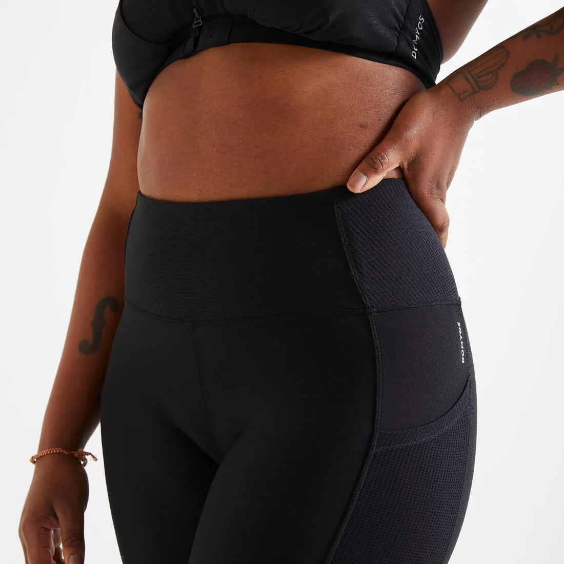 Women's Fitness Leggings with Pocket - Smoky