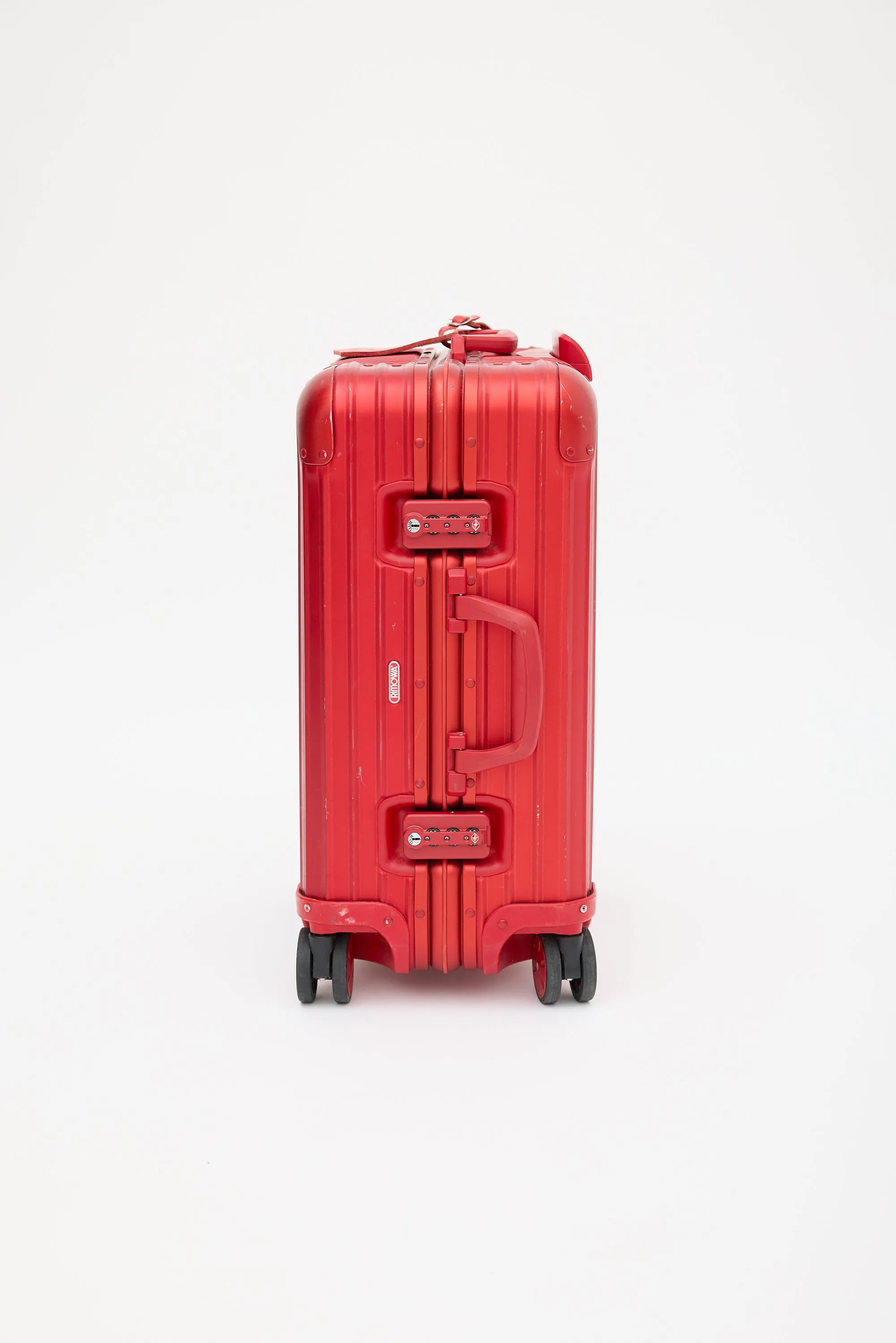 x Supreme 45L Red & White Logo Hard Case Topas  Luggage